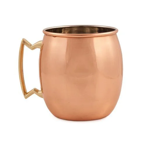 Hammered Copper Moscow Mule Mug — 400ml Capacity — close-up | SinghBros Mart