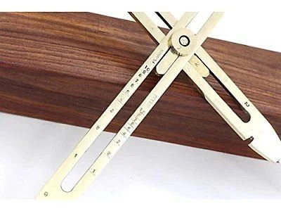 Brass Proportional Divider 6" — Nautical Survey Drafting Tool — detail view | SinghBros Mart