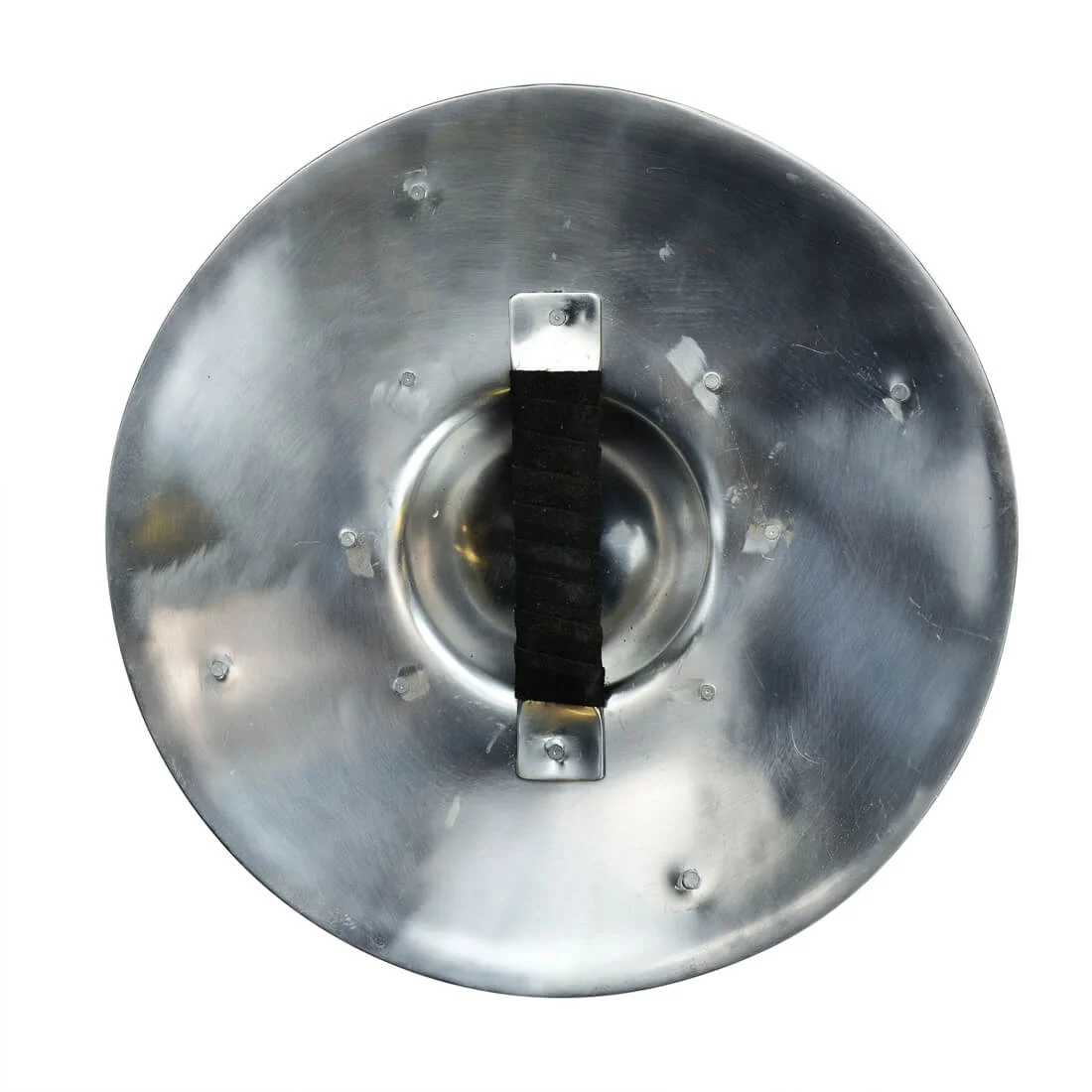 Medieval Buckler Shield with Steel Reinforcement — 24 Inch — detail view | SinghBros Mart
